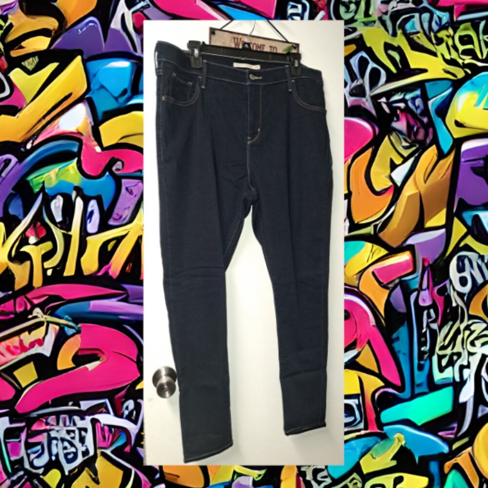 Levi's Women's 720 Deep Blue Skinny Jeans